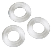 Super Stretch Clear Cockring Combo Set for Longer Performance COCK RINGS